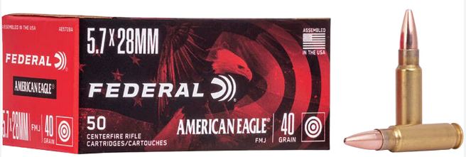 5.7X28 MM FEDERAL-A. EAGLE (FMJ-40 GRN) FİŞEK