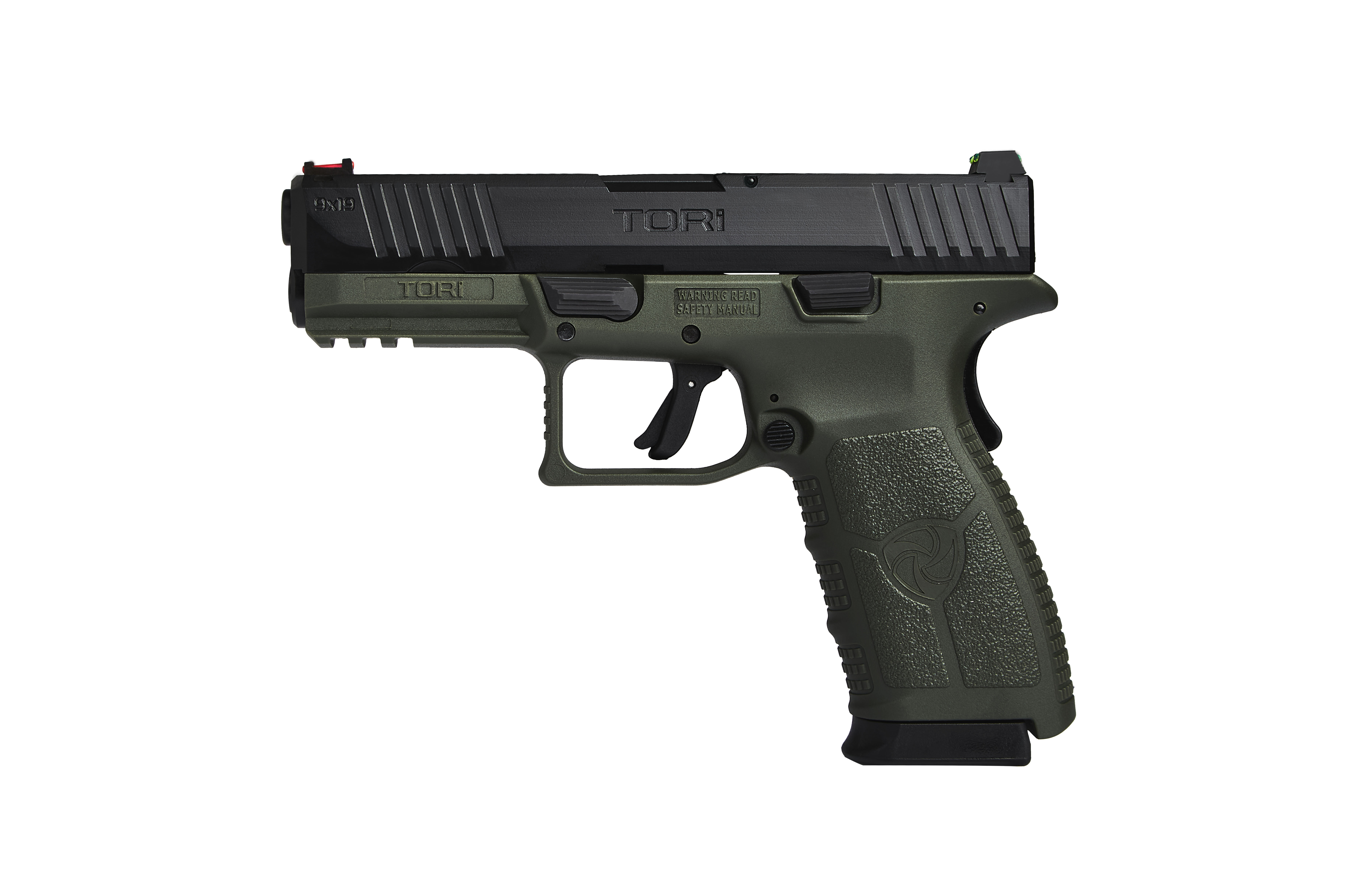 9X19 TORİ TOR1 HAKİ-BLACK DUAL TABANCA