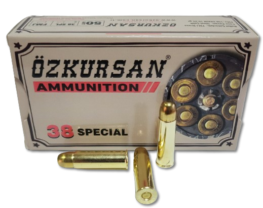38 SPECIAL ÖZKURSAN (FMJ-158 GRN) TABANCA FİŞEĞİ