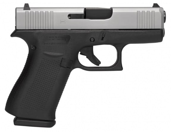 9X19 MM GLOCK G 43X SILVER SLIDE TABANCA