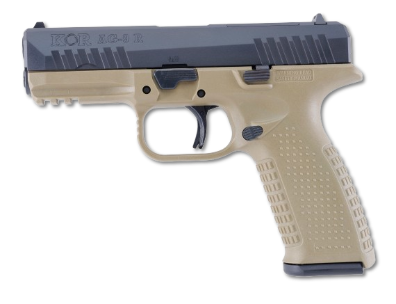 9X19 MM. KOR AG-9 R ÇÖL YEŞİLİ TABANCA