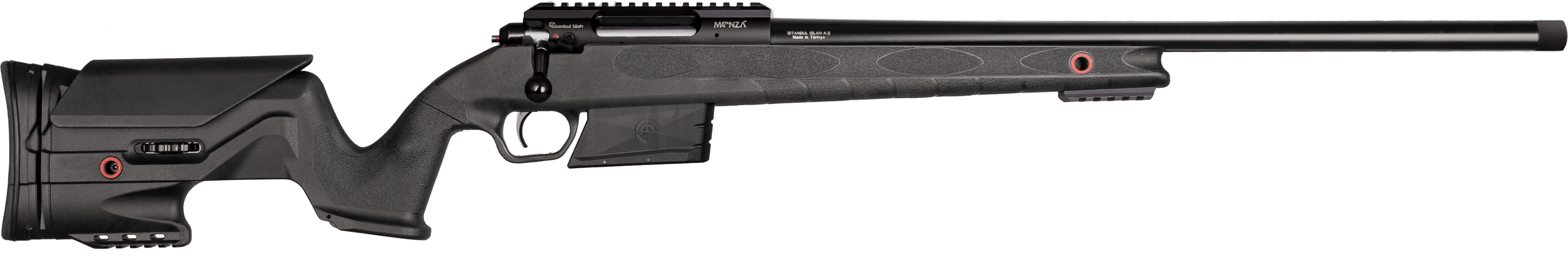 308 WİN. MONZA CC SİYAH (61 CM) YİVLİ AV TÜFEĞİ