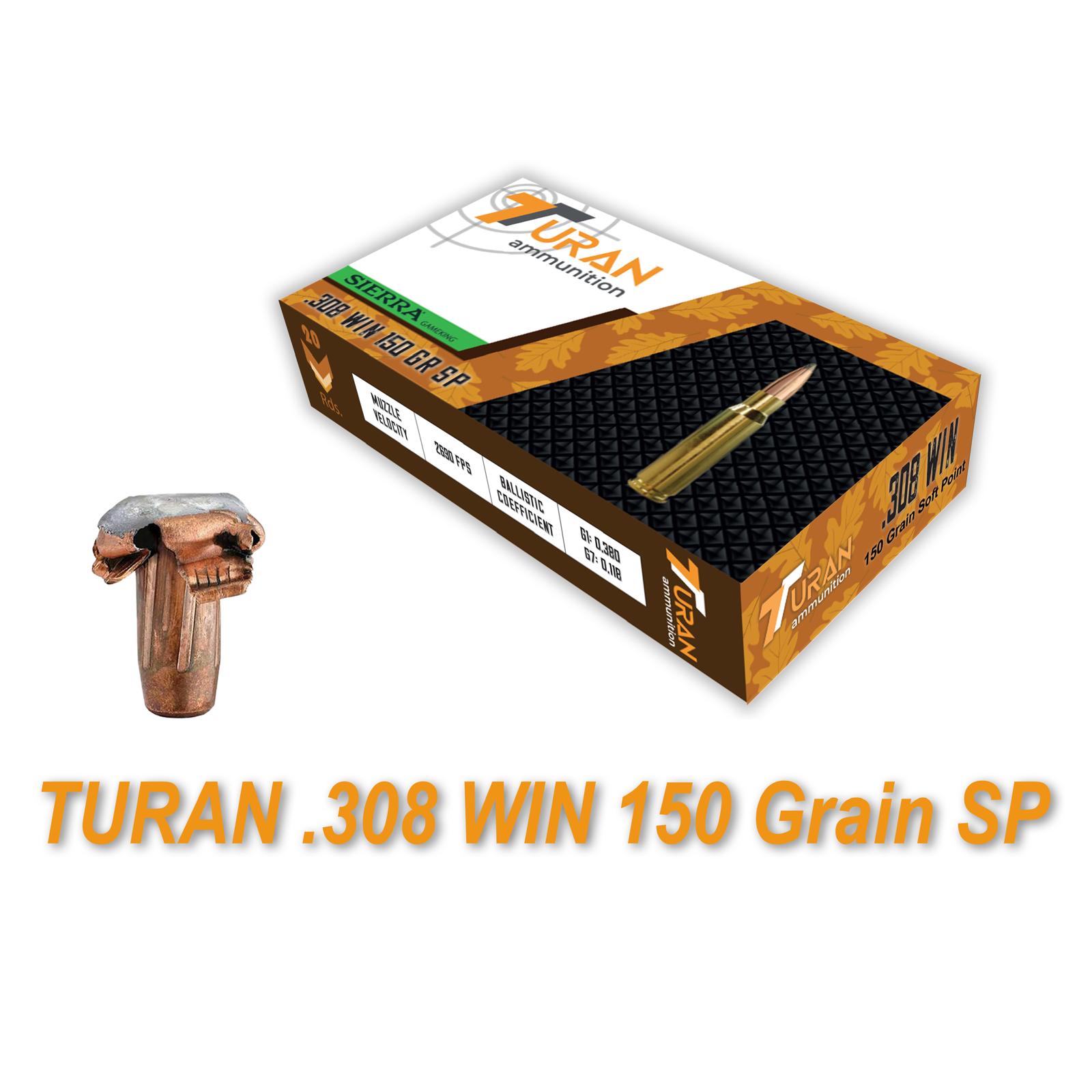 308 WIN. TURAN SP 150 GRN FİŞEK
