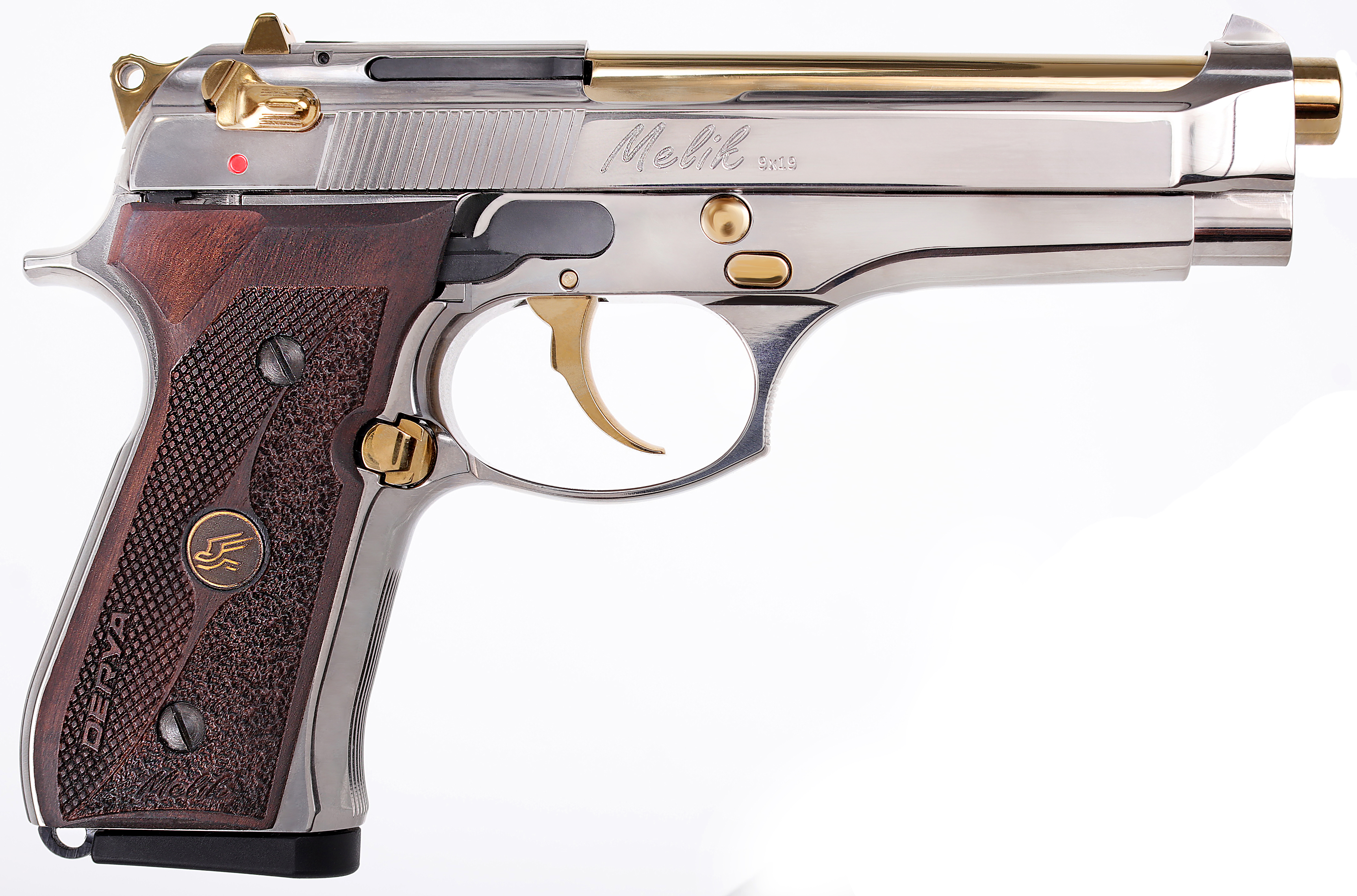 9X19 MM DERYA MELİK GOLD TABANCA