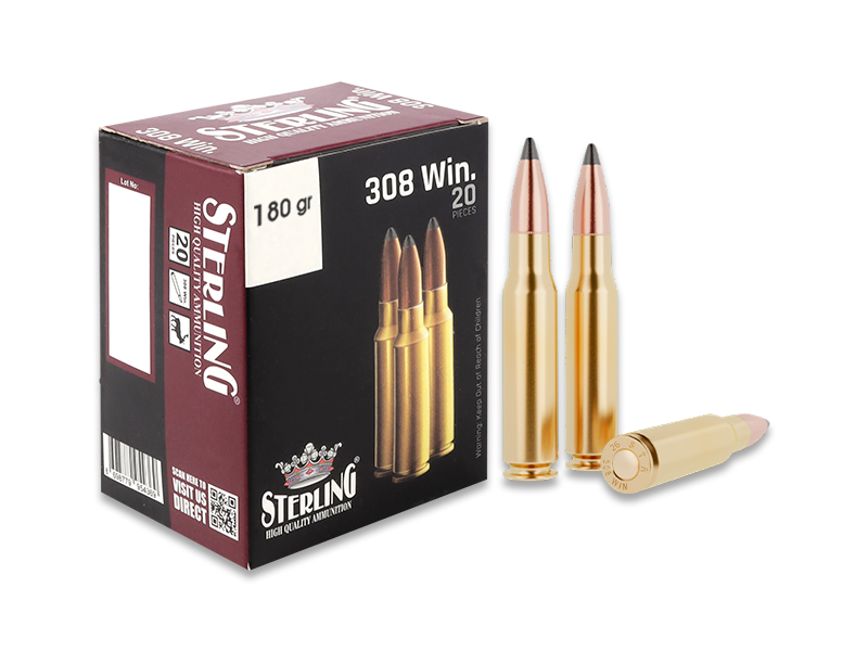 308 WIN. TURAÇ-STERLING (SP-180 GRN) FİŞEK