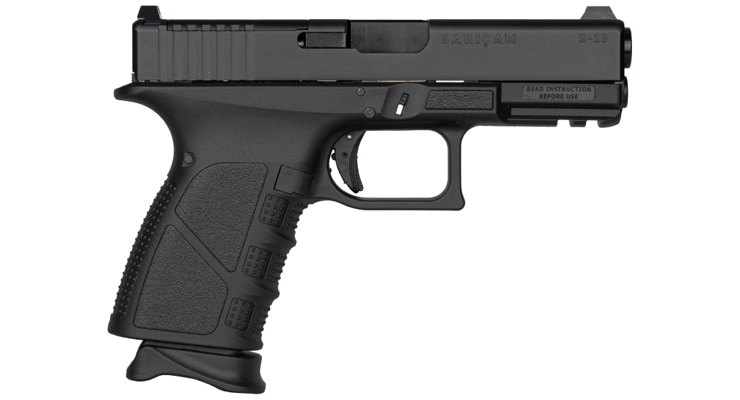 9X19 MM SARIÇAM S-19 SİYAH MOSLU TABANCA