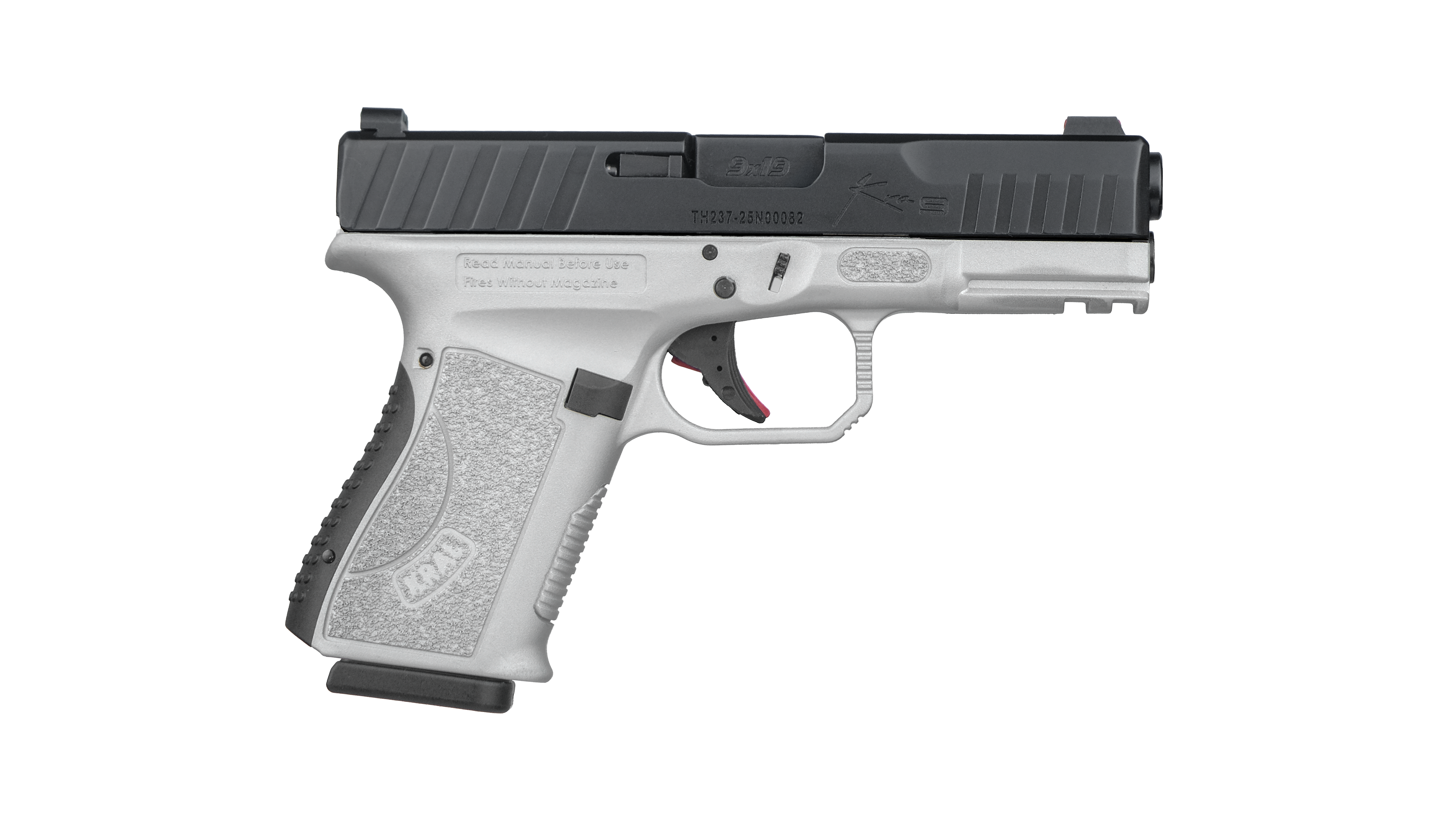 9X19 MM KRAL ARMS KRA9 SİLVER TABANCA