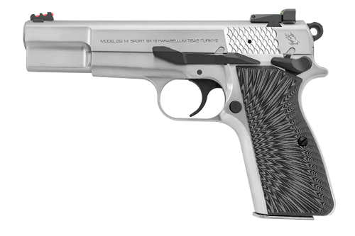 9X19 MM TİSAŞ ZİG 14 SPORT İNOX MAT TABANCA