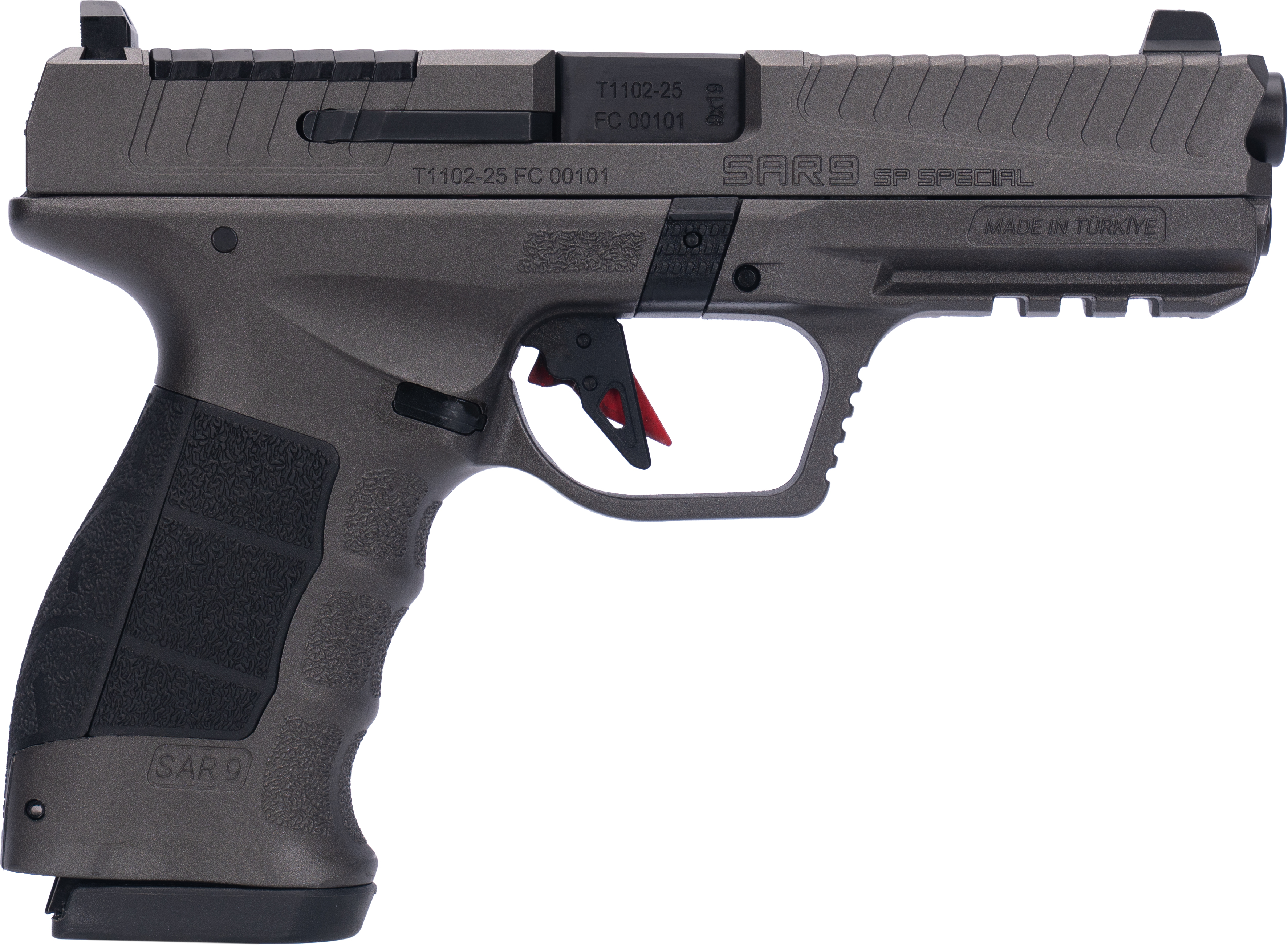 9X19 MM SARSILMAZ SAR 9 SP SPECIAL PLATINUM TAB