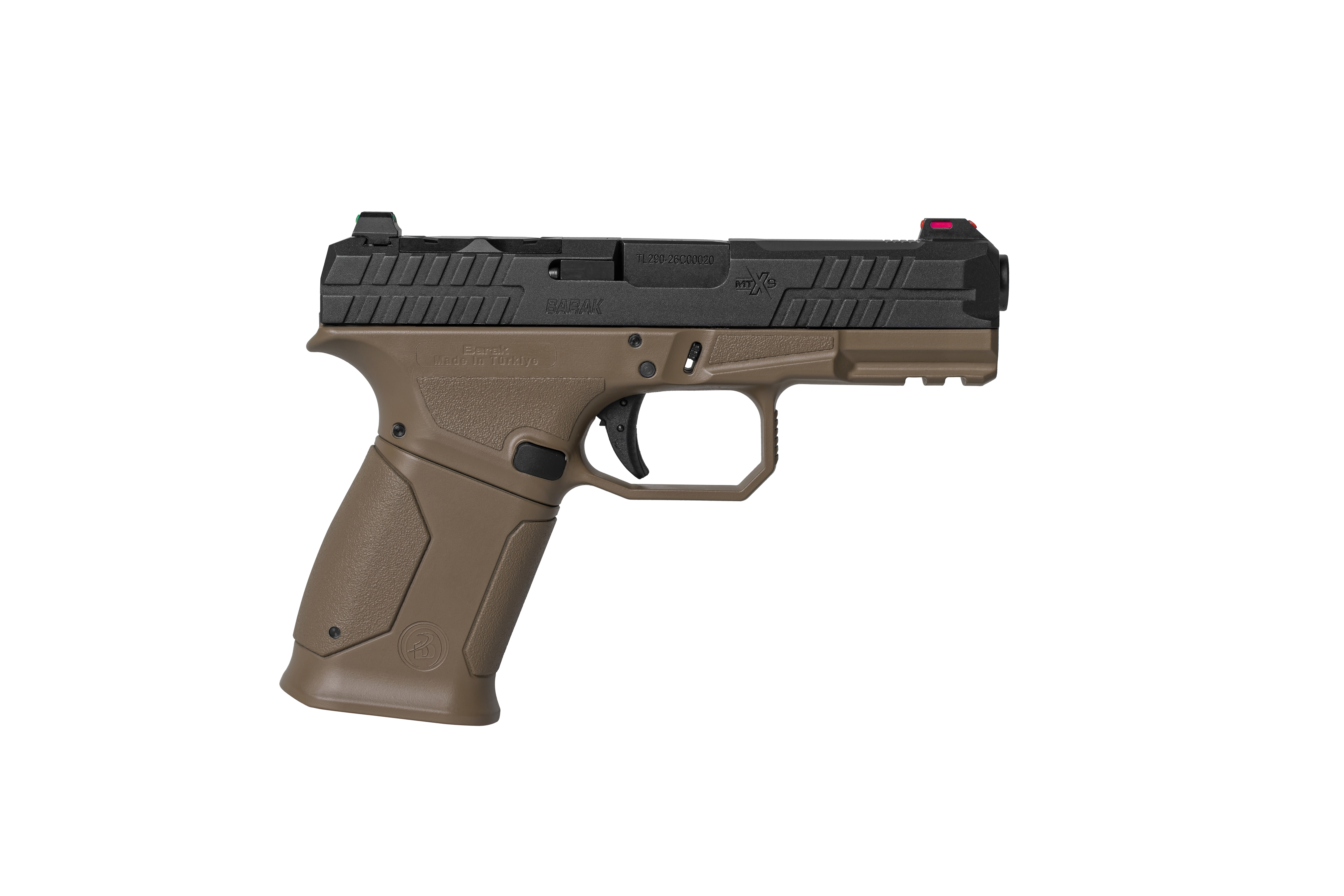 9X19 MM BARAK MTX9 CLASSIC FDE (ÇÖL) TABANCA