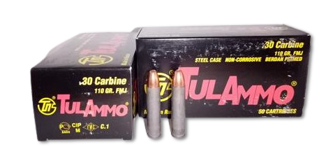 30 M1 Carbine - TULA (FMJ-110 Grn) FİŞEK