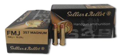 357 MAG. SELLIER & BELLOT (FMJ-158 GRN) FİŞEK