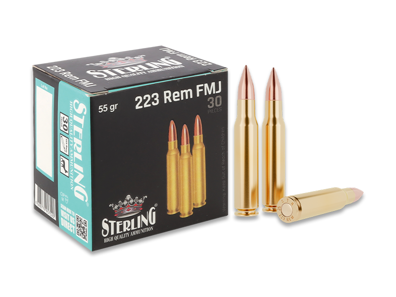 223 REM TURAÇ-STERLING (FMJ-55 GRN) FİŞEK