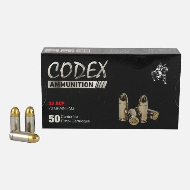 7.65 MM BROWNING CODEX (FMJ-73 GRN.)TABANCA FİŞEĞİ