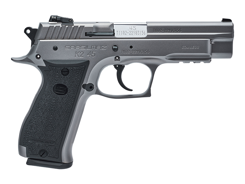 45 ACP. SARSILMAZ (K2 45 ST. STEEL MAT) TABANCA