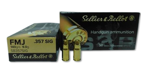 357 SIG SELLIER&BELLOT (FMJ-140GRN) FİŞEK