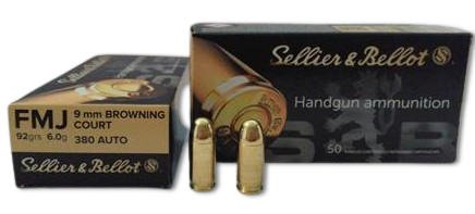 380 AUTO (9X17MM) SELL&BELL (FMJ-92 GRN) FİŞEK