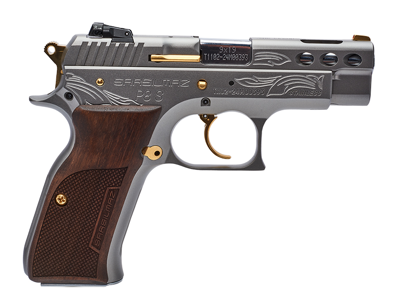 9X19 MM SARSILMAZ (P8 S S.STEEL MAT/İŞ.PR.AL) TAB.