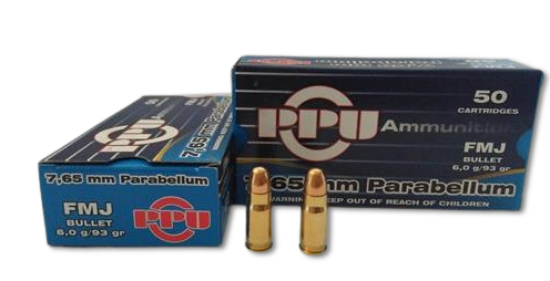 7.65 MM (PARA) PRVİ-PARTİZAN (FMJ-93 GRN) FİŞEK