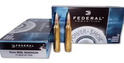 7 MM REM.MAG. FEDERAL MARKA (SP-175 GRN) FİŞEK