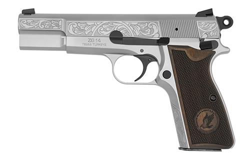 9X19 MM TİSAŞ-ZİG 14 (INOX GRAVÜRLÜ) TABANCA