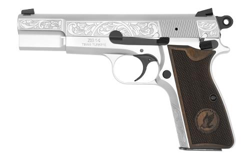 9X19 MM TİSAŞ-ZİG 14 (GRAVÜR KROM) TABANCA