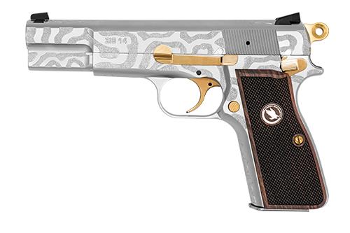 9X19 MM TİSAŞ-ZİG 14 (ÖZEL GRAVÜR KROM) TABANCA
