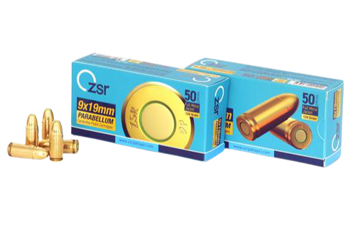 9X19 MM (PARA) ZSR (FMJ-124 GRN.) TABANCA FİŞEĞİ