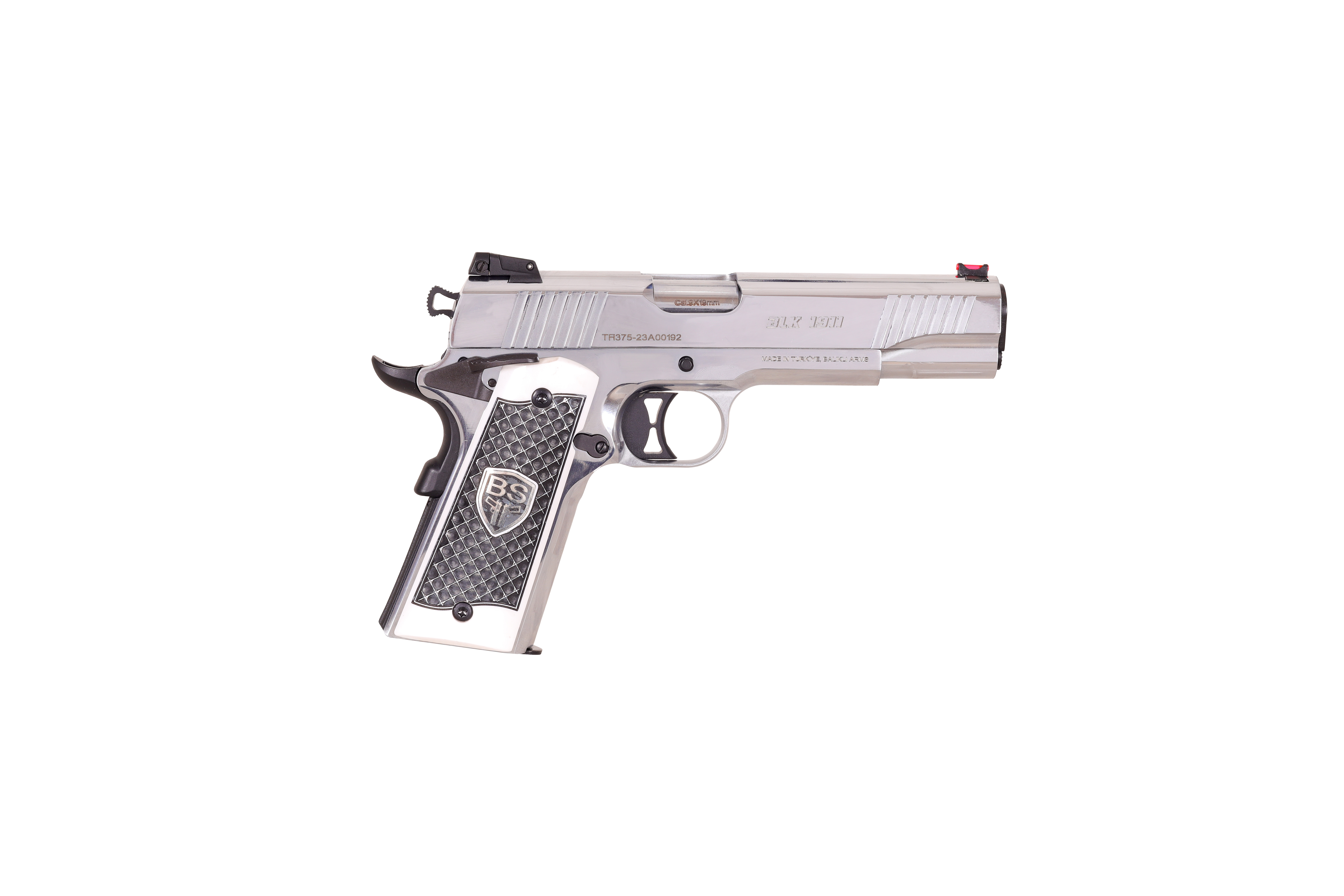 9X19 MM BALIKLI BLK1911 BEYAZ TABANCA