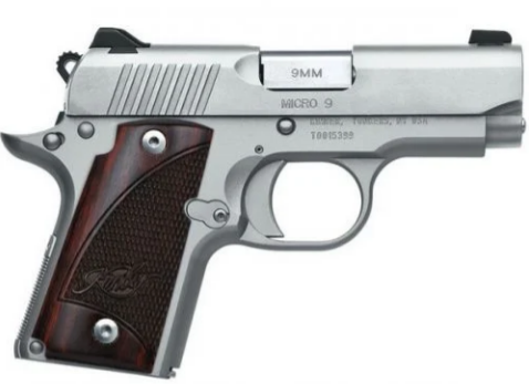 9X19 MM. KIMBER MICRO 9 STAINLESS TABANCA