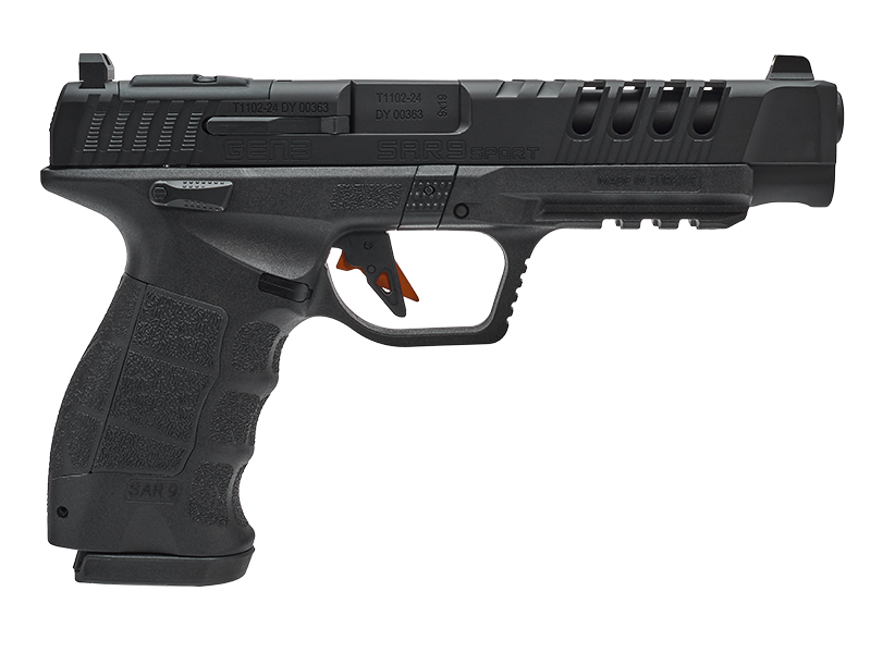 9X19 MM SARSILMAZ SAR9 SPORT GEN3 MAT SİYAH TAB.