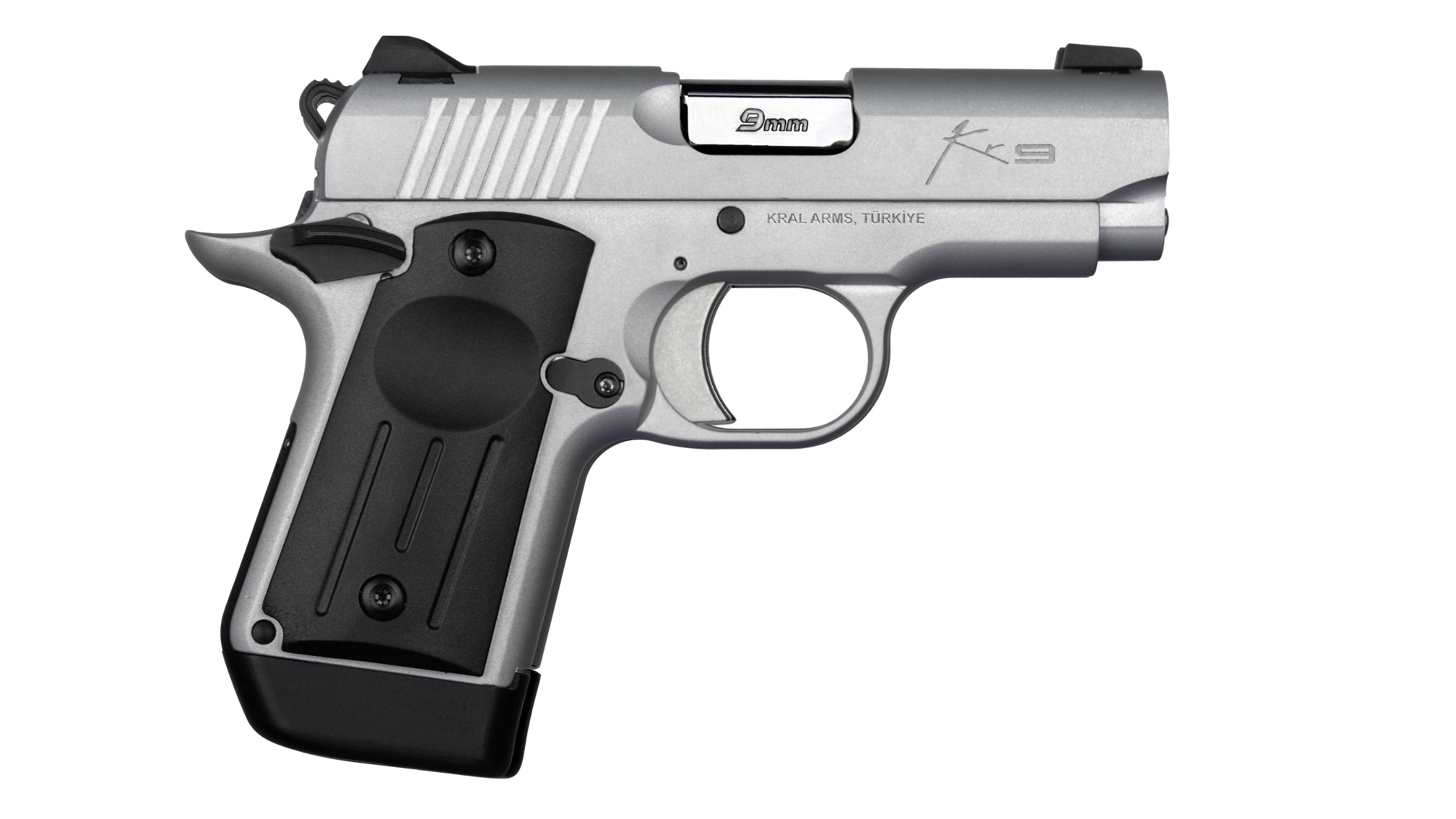 9X19 MM KRAL ARMS KR 9 STAINLESS TABANCA