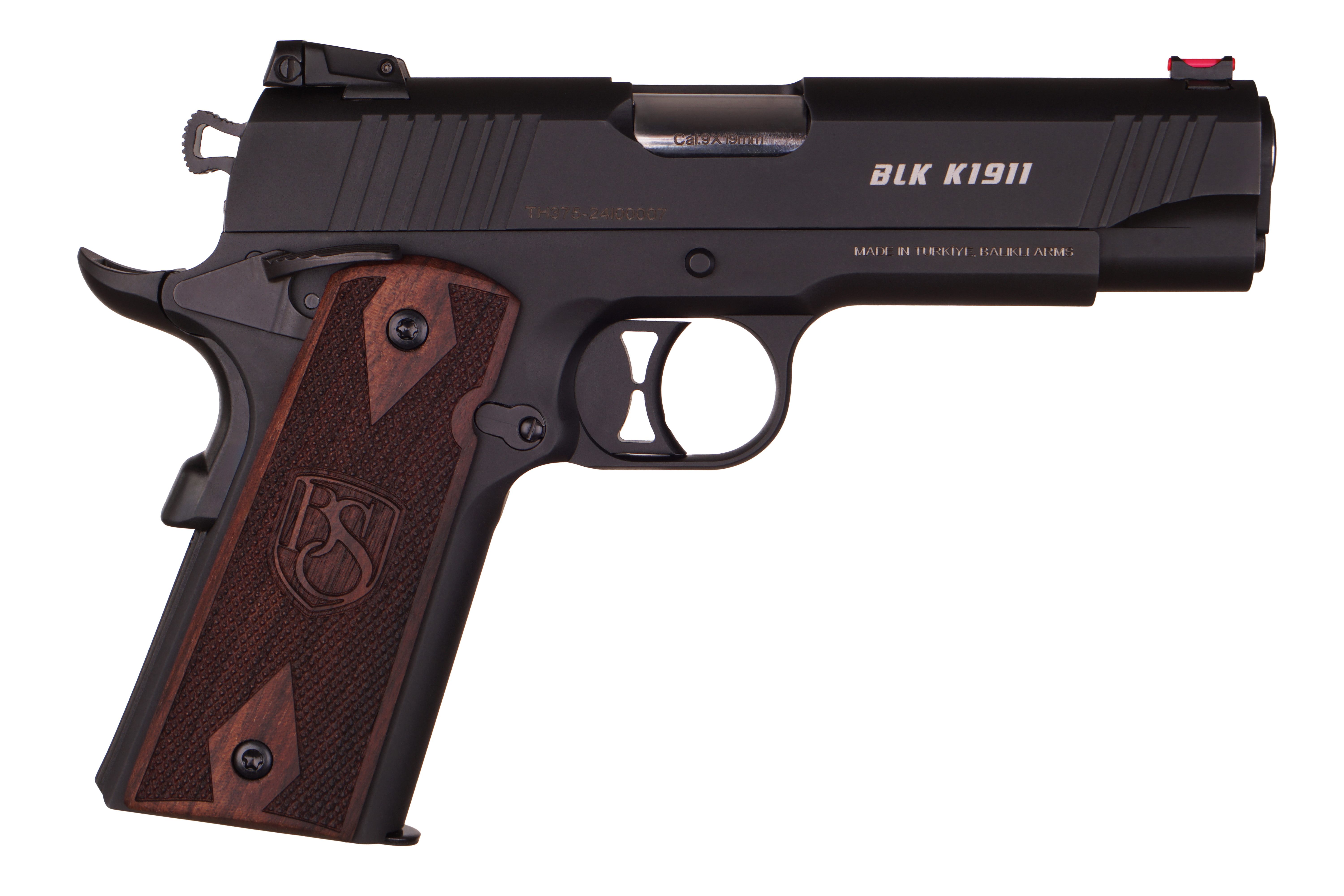 9X19 MM BALIKLI BLK K1911 MAT SİYAH TABANCA