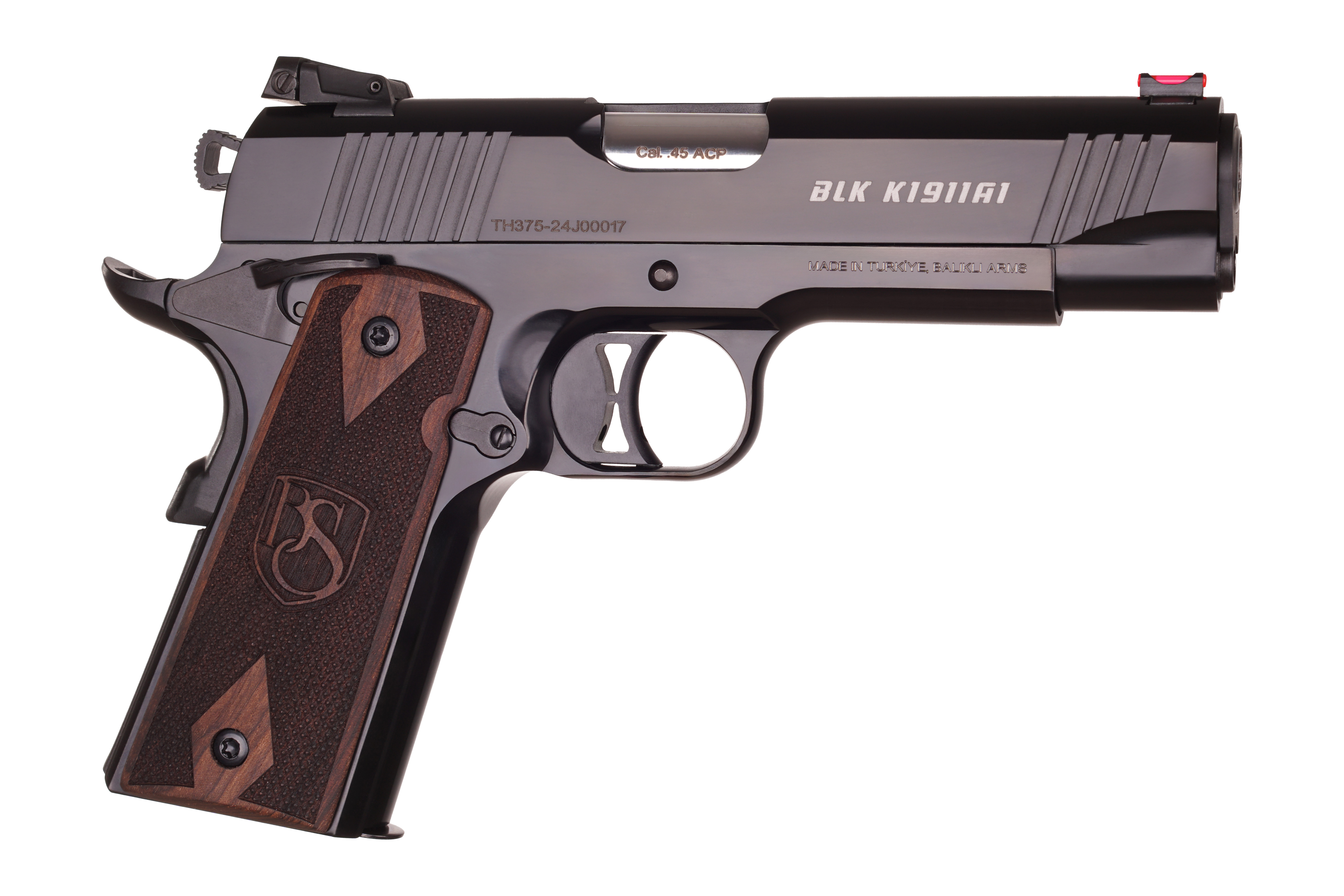 45 ACP. BALIKLI BLK K1911A1 PARLAK SİYAH TABANCA