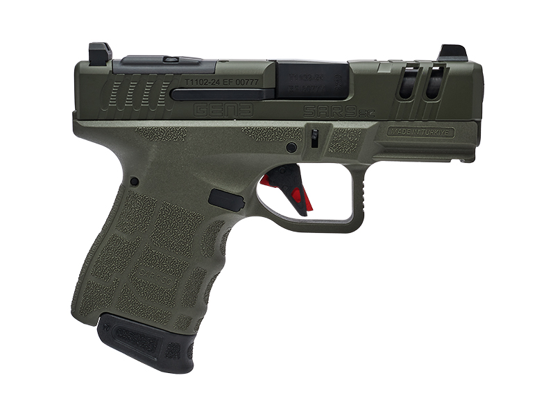 9X19 MM SARSILMAZ SAR9 SC GEN3 H HAKİ TABANCA