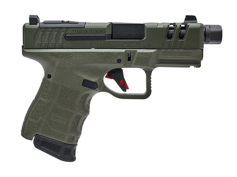 9X19 MM SARSILMAZ SAR9 T SC GEN3 HAKİ TABANCA