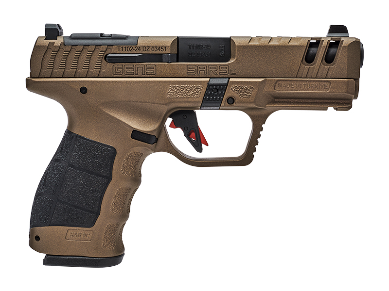 9X19 MM SARSILMAZ SAR9 C GEN3 BRONZ TAB.