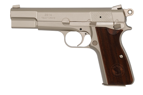 9X19 MM TİSAŞ-ZİG 14 NİKEL TABANCA