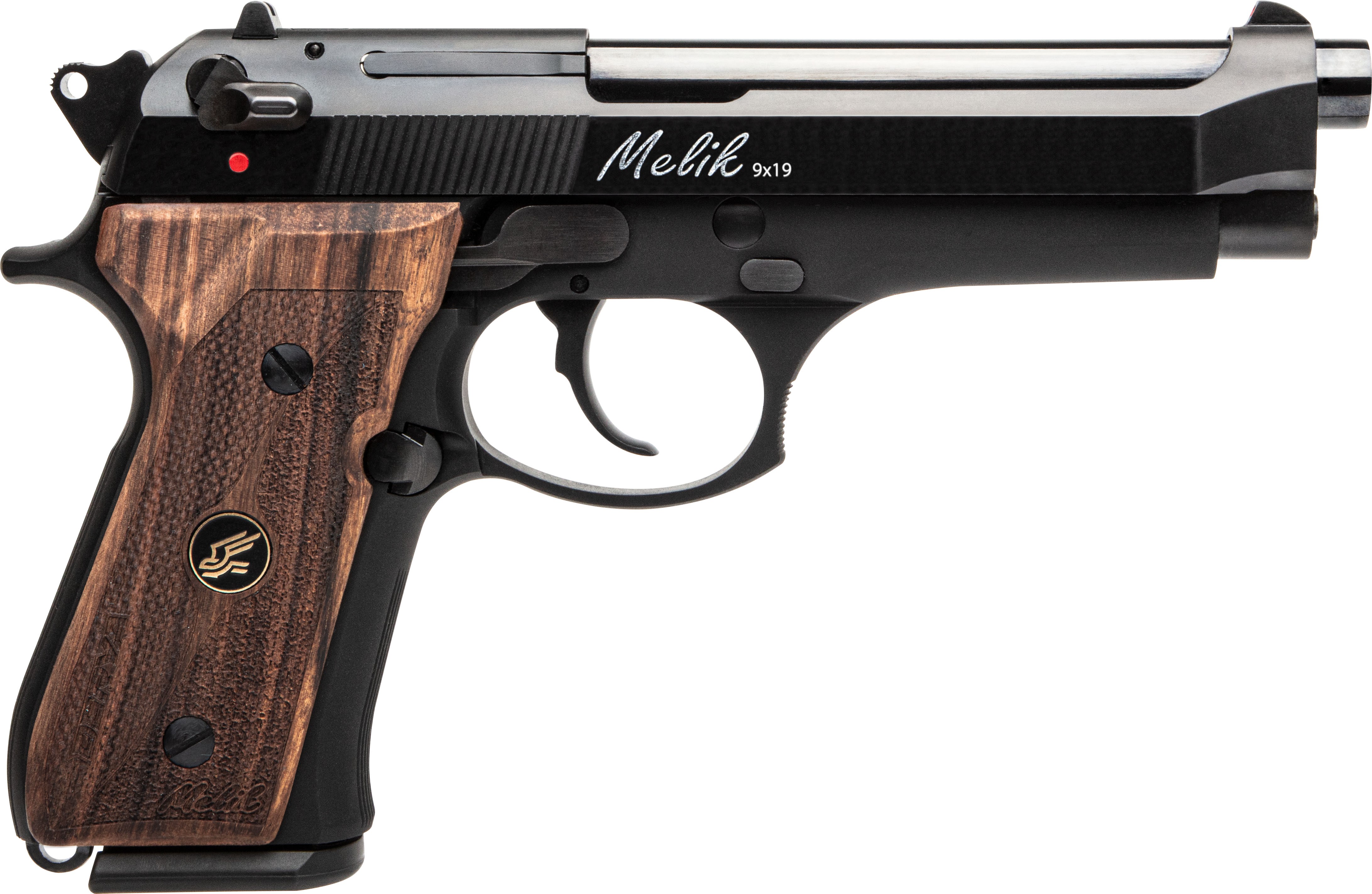 9X19 MM DERYA MELİK SİYAH MAT TABANCA